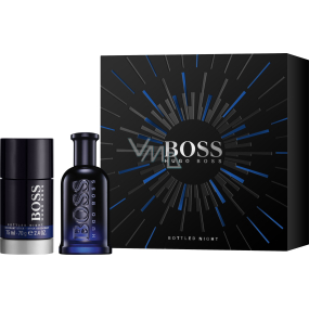 Hugo Boss Boss Bottled Night eau de toilette for men 50 ml + deodorant stick 75 ml, gift set