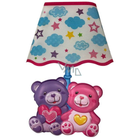 Self-adhesive wall lamp shining Teddy bears 35 x 20 x 3 cm