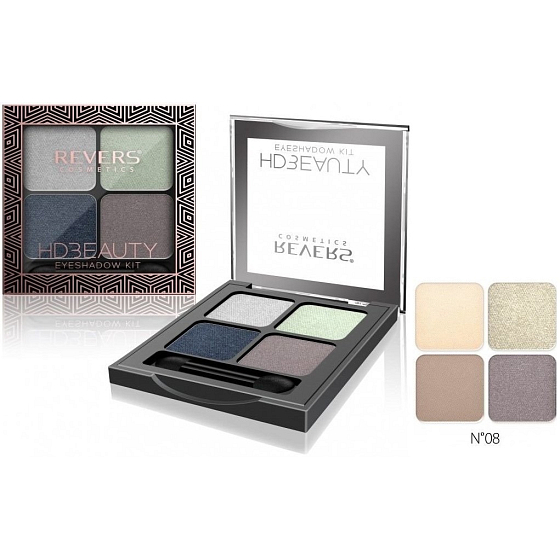 Revers HD Beauty Eyeshadow Kit eyeshadow palette 08 4 g