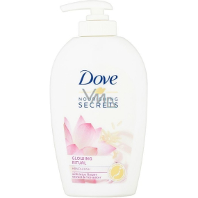 Dove Nourishing Secrets Radiant Ritual Lotus Flower and Rice Water Liquid Soap with Dispenser 250 ml
