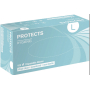 Sempermed Protects Hygienic Vinyl clear Disposable gloves, powder-free, clear, vinyl, size L, box of 100 pieces