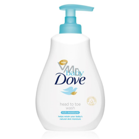Dove Baby Rich Moisture cleansing gel for body and hair for children 200 ml