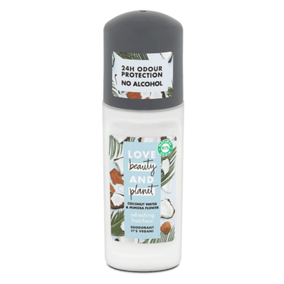 Love Beauty & Planet Coconut Water and Mimosa Flower Refreshing Deodorant Roll-On 50 ml