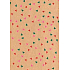 Ditipo Gift wrapping paper 70 x 200 cm Christmas KRAFT green, pink and red triangles