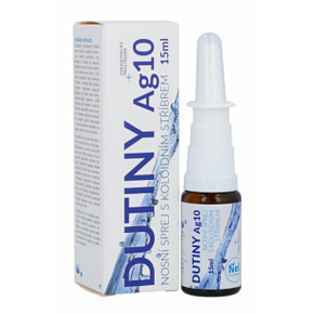 Nelfarma Dutiny Ag10 nasal spray with colloidal silver 15 ml
