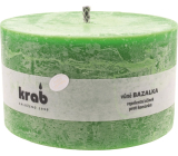 Crab Basil repellent garden candle rustic, burns 45 hours, 80 x 140 x 140 mm 1 000 g