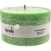 Crab Basil repellent garden candle rustic, burns 45 hours, 80 x 140 x 140 mm 1 000 g