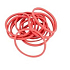 Red rubber bands diameter 20 mm, 40 mm and 60 mm 40 pieces