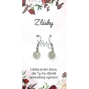 Albi Earrings surgical steel From love 1 pair