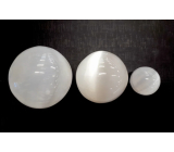 Selenite sphere natural stone 6 cm, angelic energy