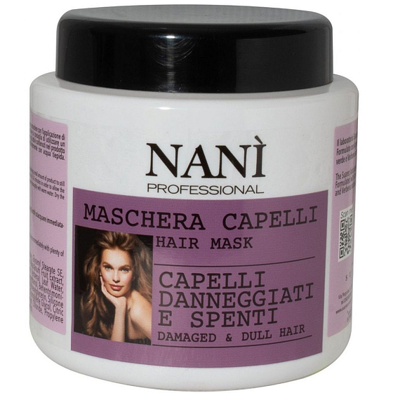 Naní Professional Milano hair mask for the restoration of damaged hair 500 ml