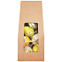 Plastic eggs yellow for hanging 6 cm 6 pieces in paper bag