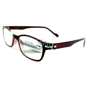 Berkeley Reading dioptric glasses +3.0 plastic burgundy 1 piece MER6216
