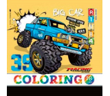 Ditipo Coloring book square Big Car 18 pages A4 210 x 297 mm