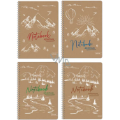 Ditipo Adventure lined notebook 60 sheets 14,8 x 21 cm various types