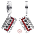 Sterling silver 925 Marvel Guardians of the Galaxy, Cassette tape, bracelet pendant
