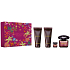 Versace Crystal Noir eau de toilette 90 ml + body lotion 100 ml + shower gel 100 ml + eau de toilette 5 ml miniature, gift set for women