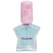 Martinelia Star nail polish for children blue with glitter 3,5 ml