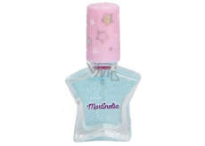 Martinelia Star nail polish for children blue with glitter 3,5 ml