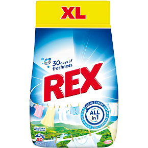 REX Laundry Powder Amazonia Freshness 50 washes, 2.75kg