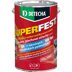 Detecha Superfest basic and top coat for metal, reddish-brown, 5 kg