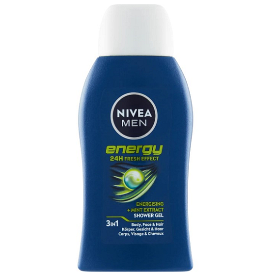 Nivea Men Energy shower gel for men, 50 ml