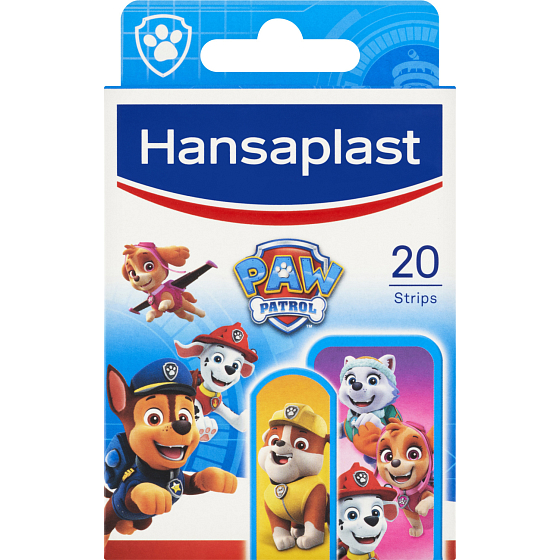 Hansaplast Paw Patrol Children's Plasters with Paw Patrol Motifs, 20 pcs