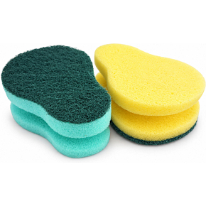 BALhome VILTEX Shaped Dishwashing Sponge Pear, 2pcs
