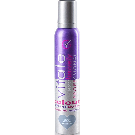Vitale Exclusively Professional coloring foam hardener with vitamin E Silver - Silver 200 ml