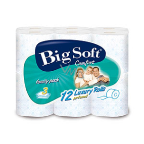 Big Soft Comfort toilet paper 3 ply, 12 x 160 pieces