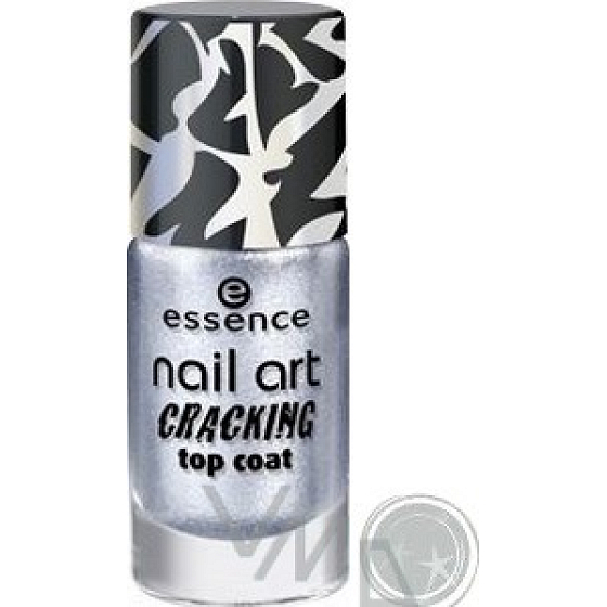 Essence Nail Art Cracking topcoat with cracked varnish effect 04 Silver 8 ml