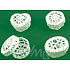 Crocheted boxes set 4 cm, 4 pieces in the package