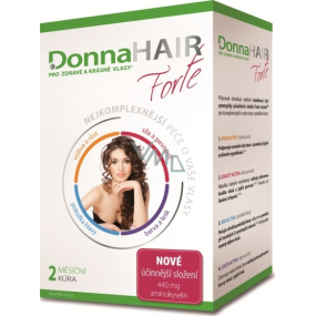 DonnaHair Forte 2 month treatment for healthy and beautiful hair 60 capsules