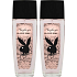 Playboy Play It Sexy perfumed deodorant glass for women 2 x 75 ml, duopack