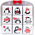 Nekupto Chocolate puzzle For you Penguin 9 x 5 g, 11 x 11.5 x 0.7 cm