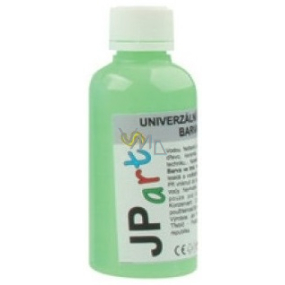 JP arts Universal acrylic paint glossy, glowing in the dark Neon green 50 g