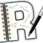 If Alphabooks Note Books Notebook in the shape of the letter S 91 x 14 x 124 mm