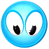 Nekupto Magnet Emoji Smiley wheel blue, alien 4 cm