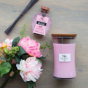 WoodWick Rose - Rose scented candle with wooden wick petite 31 g