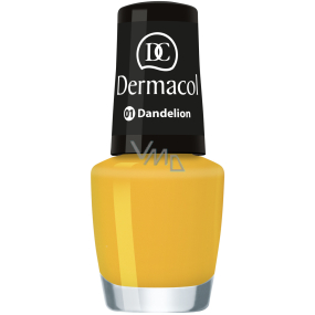 Dermacol Nail Polish Mini Summer Collection nail polish 01 Dandelion 5 ml