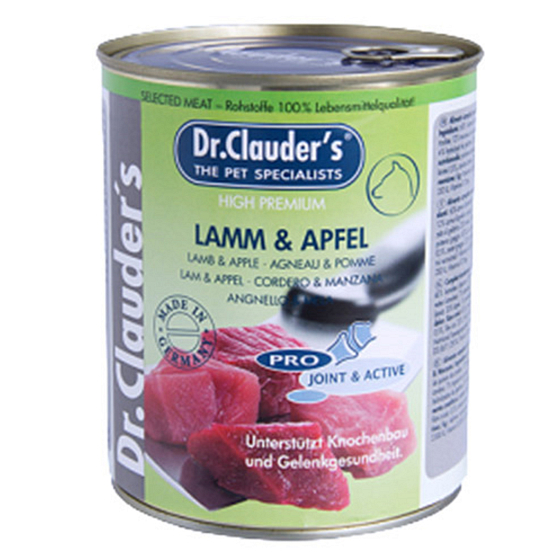Dr. Clauders Lamb with apple complete super premium dog food 800 g