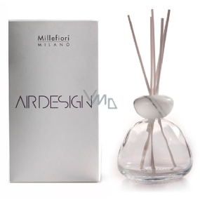 Millefiori Milano Air Design Diffuser marble top white Clear glass