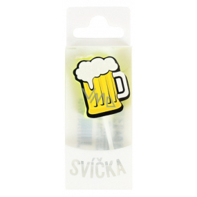 Albi Single cake candle - Beer, 2.5 cm