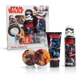 Disney Star Wars shower gel 150 ml + water gun + target 2 pieces gift set for children