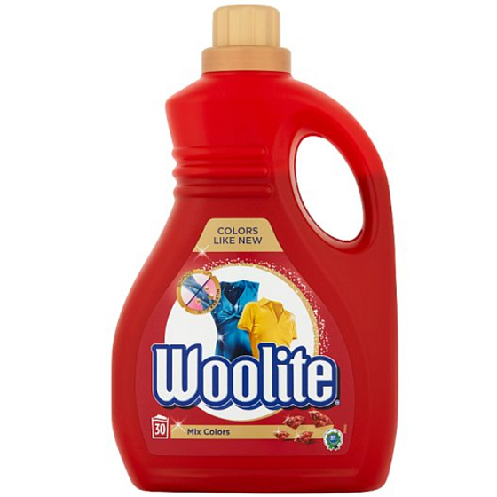 Woolite Mix Color laundry gel for colored clothes preserves color intensity 30 washes 1.8 l