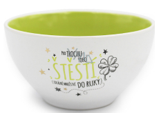 Nekupto Gift Center Ceramic Bowl For Happiness 13 x 6.5 cm