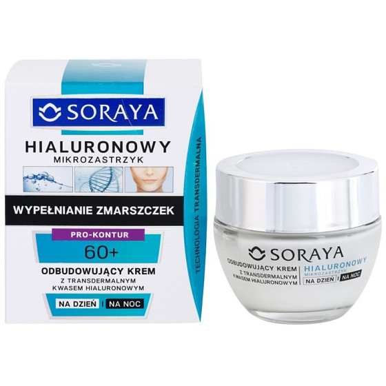 Soraya Hyaluronic Micro-Injection 60+ regenerating cream with transdermal hyaluronic acid per day / night 50 ml