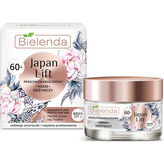 Bielenda Japan Lift 60+ SPF 6 Nourishing Anti-Wrinkle Face Cream 50 ml