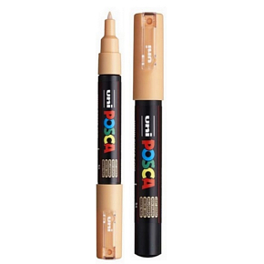 Posca Universal acrylic marker 0,7 - 1 mm Light orange PC-1M