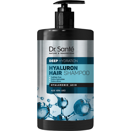 Dr. Santé Hyaluron Hair Deep Hydration Shampoo for dry, dull and brittle hair 1 l